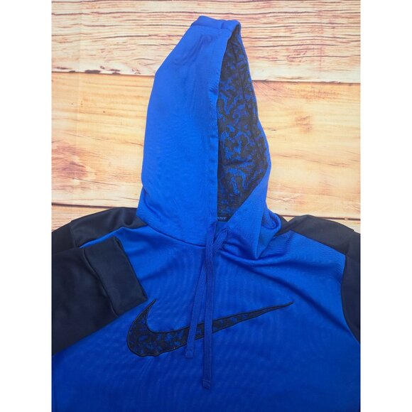 Nike Mens Therma-Fit Blue Hoodie Large - Picture 4 of 8